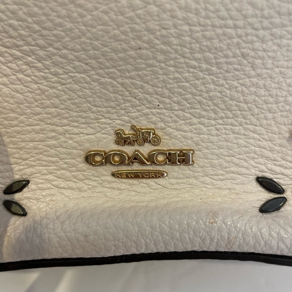 COACH ANDI Leather & Gold Hardware Convertible Backpack, Shoulder Bag NWOT - Picture 2 of 10
